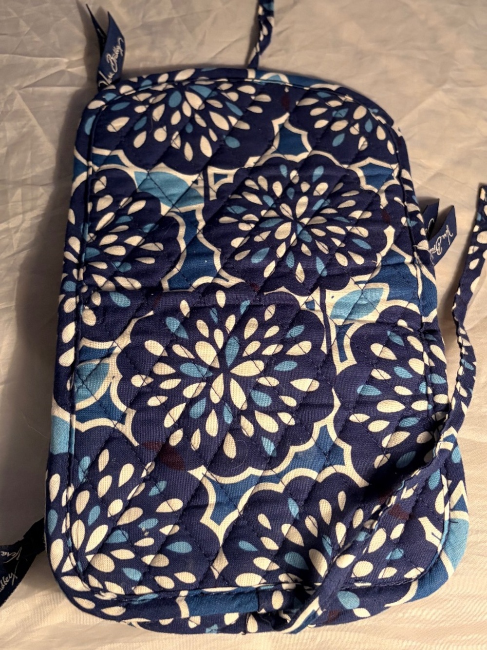 Vera Bradley Cosmetic Case Organizer with Zippers Petal Splash pattern - Picture 5 of 12